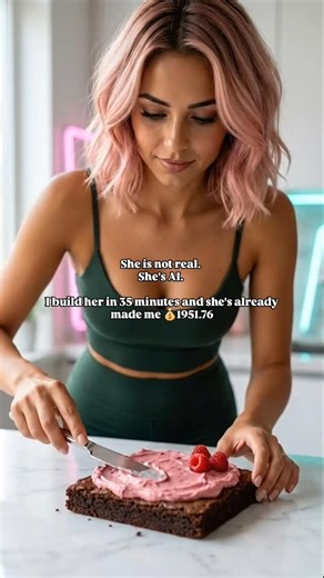 Sofia | AI Content Creator on Instagram: "She’s not real. She’s AI. I built her in just 35 minutes… and she’s already made me $1005 in the past two and a half months. But let me take you behind the scenes for a second. I’m a working mama. My days are packed with school runs, emails, meetings, laundry, and that never-ending question: “What’s for dinner?” I’m not chasing some overnight success — I just wanted a little relief. To be able to say yes when my kids ask for something. To order takeout w