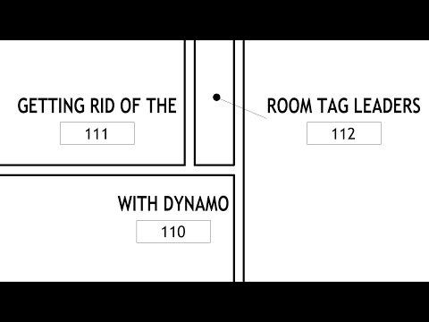 Dynamo Tutorial | Revit Room Tag Leaders | Dynamo Python | Revit Python