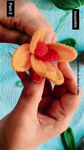 🌷❤️ Full Crochet Heart Tulip Flower Pot Tutorial ❤️🌷#trending #youtuber #crochet #velentine_day