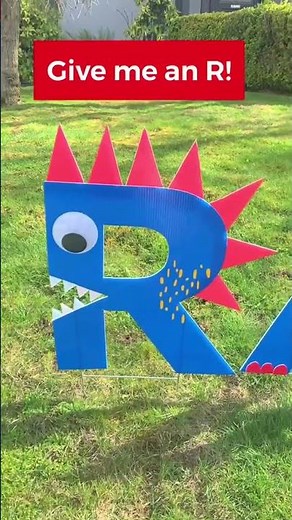 Dinosaur Lawn Sign Glow-Up 🦖 Easy Party DIY for Dino Fans
