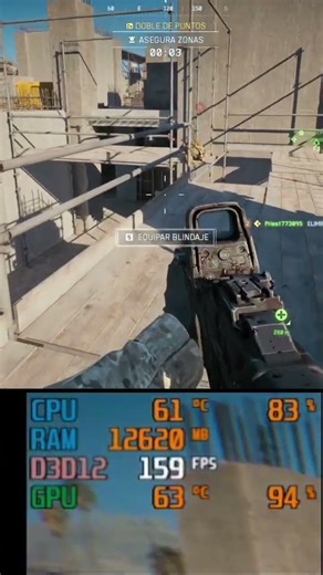 Battlefield 6 rtx 5060 , i5 10400, 16 gb ram #shorts