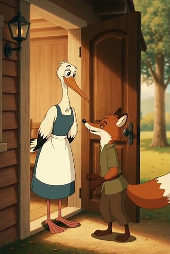The Fox and the Stork Soup Lesson 🦊🥣🦢