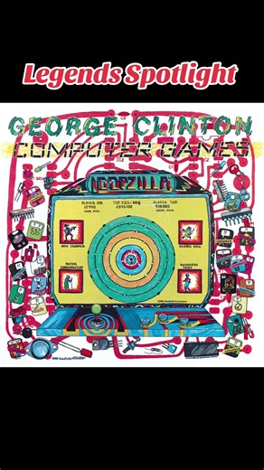 George Clinton-Computer Games album 1982 #LegendsSpotlight #80snostalgia #albumart #parliamentfunkadelic #atomicdog @Dr. Funkenstein