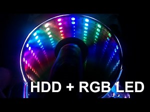Disco rigido con LEDs RGB, muy facil de hacer