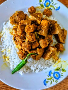 1.4M views · 11K reactions | Raw Jackfruit With Soyabean Chunks Curry Recipe - Spicy &Fantastic | Taste Of Foodies | Facebook