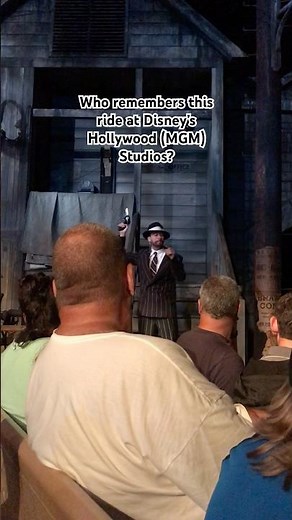The Great Movie Ride gangster scene featuring Mugsy. This ride closed permanently in 2017. #disney