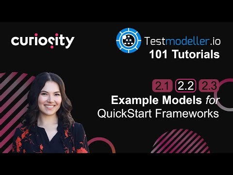 Example Models and Frameworks | Test Modeller 101 Tutorials - 2.2 | Curiosity Software