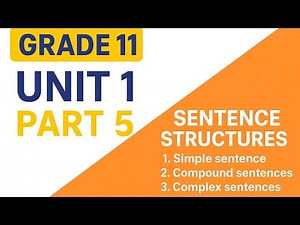 Grade-11 ,Exercise on sentence structure