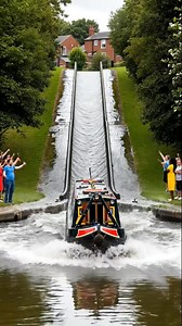 871K views · 2.1K reactions | Narrowboat testing out the lock alternative on the canal #narrowboat #canal #boating #canalboat | Canal Boats | Facebook