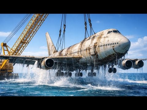 Boeing 747 Pulled From the Ocean! Full Recovery & Restoration