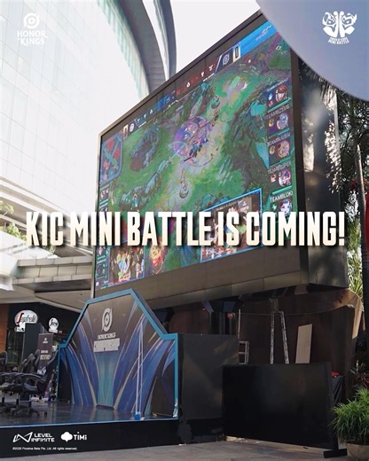 🔥 MINI BATTLE IS COMING TO KIC 🔥 Don't miss the most explosive battle at Honor of Kings International Championship 2025! 🗓️ Event Dates: Starts November 14th, 2025, until the Grand Final! 📍 Locations: SHOOTING GALLERY HALL & AYALA MALL MANILA BAY 📝 How to Join: Onsite Registration available! 💰 Prizes: Total Prize Pool of 225,000 PHP ! Win instant cash, merchandise, and in-game tokens! Battle Up, Cash Out! #KIC2025 #HOKMiniBattle #TaraHOK #HOKPH | Honor of Kings