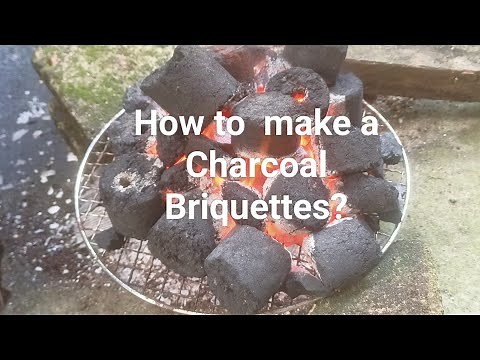 Making my DIY Charcoal Briquettes at Home
