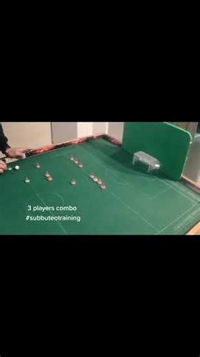 3 players combo#subbuteo #playsubbuteo #subbuteotraining #subbuteogreece #greektiktok #trickshot