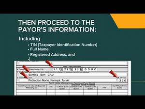 📍How to fill out BIR Form 2307?