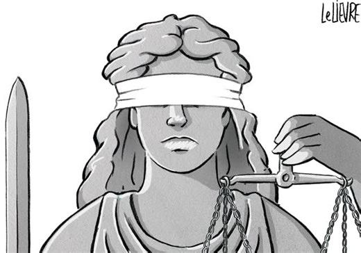 You have the right to remain silent. Today's (animated) cartoon by @glenlelievre #justice #injustice #silence | The Cartoon Movement