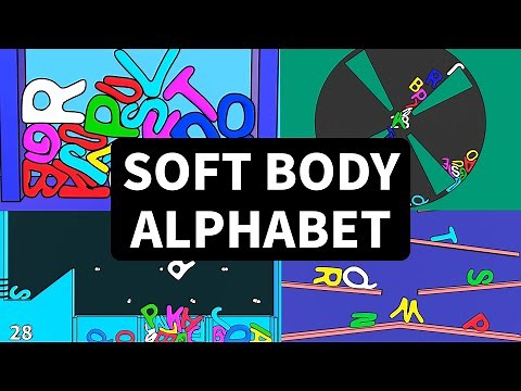 Softbody Alphabet | Softbody Simulation | Compilation | YOU28