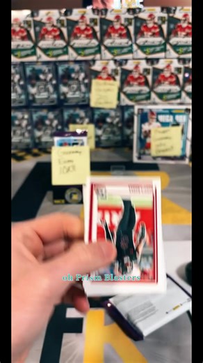 2024 Optic Football Retail Box - Pack of 20 Sports Trading Cards with White & Blue Stars Parallels, Holo & Numbered Parallels, and Autographs