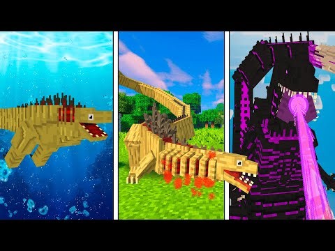 TODAS AS FORMAS do SHIN GODZILLA no Minecraft!!