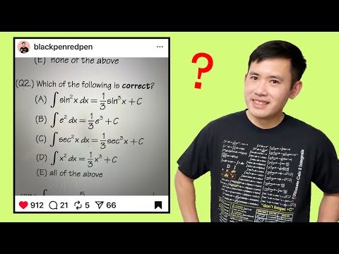 This is perhaps the biggest integral disaster!