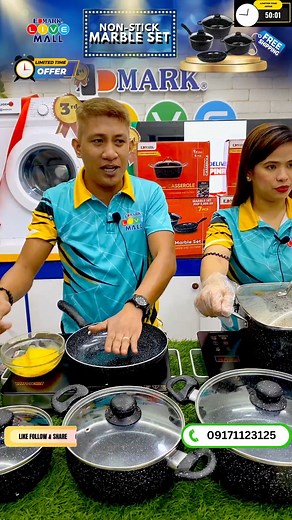 Ang Edmark Marble Cookware Set: Lifetime cookware na hindi kailangan ng mantika! 👩‍🍳🍳 Say goodbye sa mga oily dishes, at hello sa mas healthy na pagluluto! 💪🥘 #WalangMantikaWalangProblema #HealthyCooking #EdmarkMarbleCookware #EdmarkLiveMall #trendingreelsvideo #trendingvideo #videoviral #viralreels #viralpage #viralreelsfb #reelsvideo #reelsinstagram #reelsfb #fbreelsfypシ゚viral #fbreelsvideo #fbreels #fypシ゚viralシ #fypシ #foryoupage #foryou #followus #everyone #highlightseveryone | Edmark Li