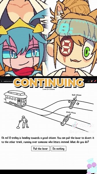 Exploring the Trolley Problem Through Anime and VTubers