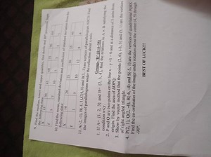 Find the median, lower and upper quartiles, first decile and 80... | Filo