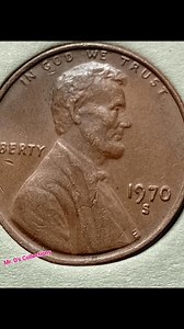 🎥 1970 Lincoln Cent Complete Set — Quick Facts! 🇺🇸🪙 👉 1970 Pennies were struck at three U.S. mints: • Philadelphia (no mint mark): 1,898,315,000 • Denver (D): 2,891,438,900 • San Francisco (S): 690,560,004 ➡️ Total: ~5.48 billion coins! 💰 Value guide (general): • Most circulated 1970 cents are worth about 1¢–50¢ depending on condition. • Uncirculated collector quality can reach $5–$30 . • Some 1970-S varieties or top-grade pieces can be worth significantly more to collectors! Comment “📍19