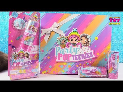 Party Pop Teenies Surprise Popper Blind Bag Doll Unboxing | PSToyReviews