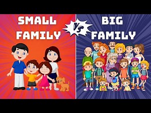 Small Family and Big Family I Nuclear Family and Joint Family I Kids Learning