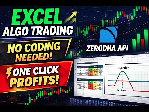 Build an Excel Algo Trading System | One Click Buy/Sell | Iron Butterfly Strategy with Zerodha