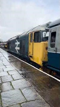 Class 50 and class42 . #trains #diesellocomotive #railway #heritagerailway #travel #class50 #class42