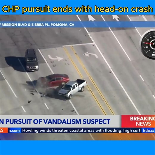 CHP pursuit ends with head on crash | Street Watch USA