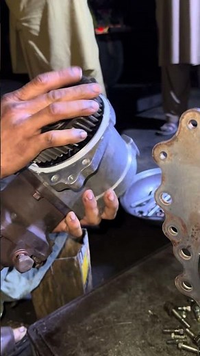How to Install an Air Compressor on a 6-Cylinder Diesel Engine#compressor#shorts