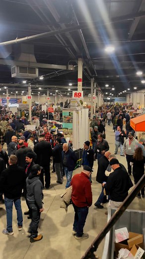 3.9K views · 68 reactions | Update from the Amherst Model Railroad Show… aerial shot of the Better Living Center. Come visit us at our booth in section 64. #amherstrailshow #modeltrainstuff #ModelRailroading #trainshow | M.B. Klein Inc. / modeltrainstuff.com | Facebook