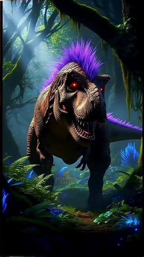 Tyrannosaurus Rex with Glowing Eyes 😎🦖