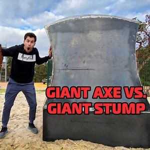 3.6M views · 21K reactions | WE SPLIT A SOFA IN TWO WITH A GIANT AXE! | How Ridiculous | Facebook