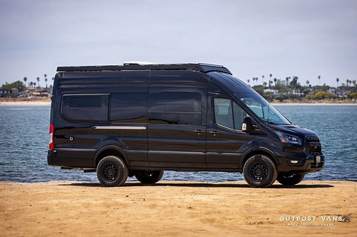 The Onyx Camper Van Is a Black Beauty on Wheels Designed for Surf and Off-Grid Living