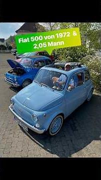 Too big for the Fiat 500? 😄 A personal experiment in the 1972 classic