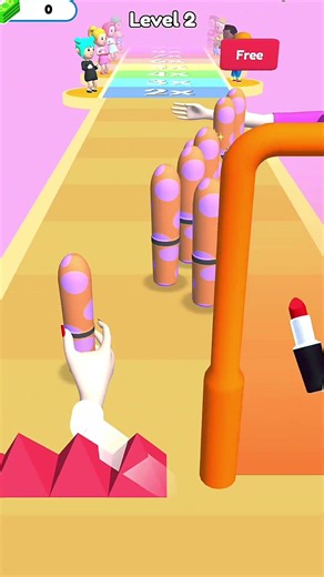 Lipstick Stack Run gameplay 😍👏✅ #trending #games #viral #gaming #explore #gameplay