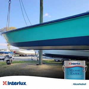 Another sunny spring day, another boat newly protected with fouling control from Micron Extra. https://fal.cn/3f1Pw | Interlux Yacht Paint