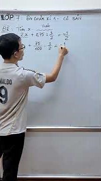 Math Grade 7 - Midterm Review 1 - Find x - Basics #thaygiangdaytoan #maths