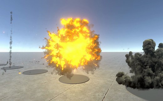 Unity – 真实的爆炸特效 HQ Realistic explosions