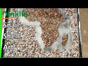 How To Make Unique ART With Snail Shell__{Snail Shell Art Ep.1}