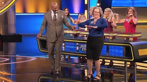 Nancy leads Bible Study Fellowship and she also does a little mashed potato in the kitchen... Check it out! #FamilyFeud #SteveHarvey FREE COINS! ▶ http://ludia.gg/171005_FF2 | Family Feud Live