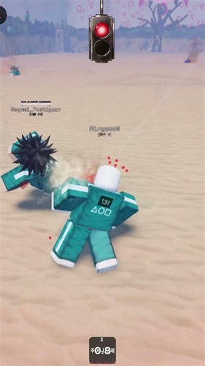 오징어 게임 순식간에 죽는 장면 #roblox #로블록스 #오징어게임 #죠죠