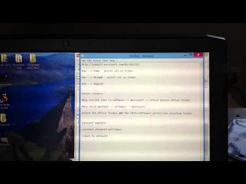 Microsoft Office 2013 Keeps asking to accept EULA