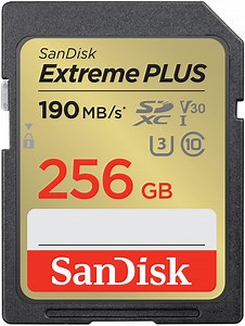 SanDisk Extreme PLUS 256 GB SDXC...