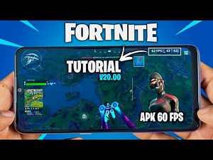 FORTNITE MOBILE | TUTORIAL 60 FPS ↙️V20.10
