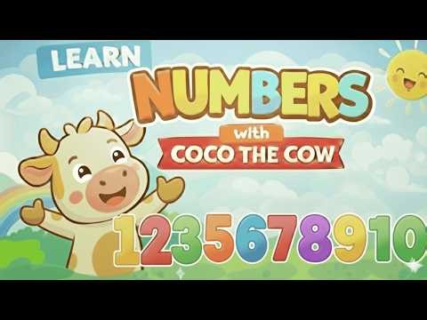 Coco the cow - Learn Numbers 1 to 10 with Coco.