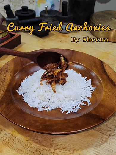 Easy Curry Fried Anchovies Recipe